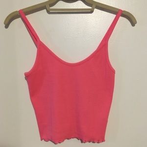❌SOLD❌Bright pink PacSun crop top